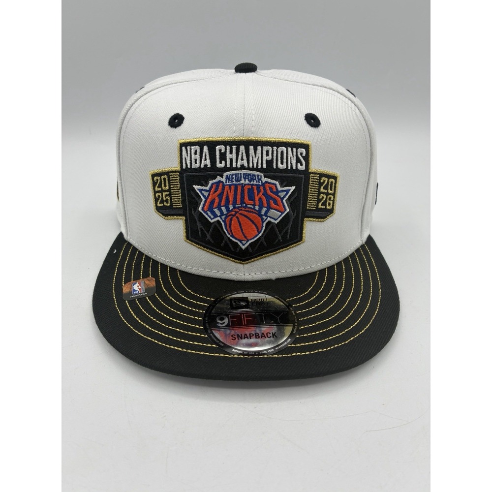 New York Knicks New Era 2026 NBA Finals Champions Locker Room 9FIFTY Cap